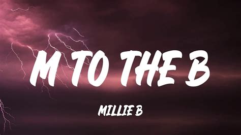 millie b m to the b lyrics